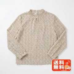Yururiya ユルリヤ 総柄 ハイネック 長袖 カットソー L ベージュ UNTITLED風のサムネイル
