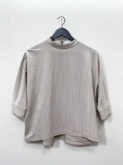 BEAUTY & YOUTH ビューティ&ユース ユナイテッドアローズ シアサッカーハイネック６分袖カットソー ブラウス シャツ ベージュ ■◇レディースのサムネイル