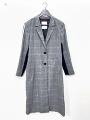 LOVELESS ラブレス チェック 切り替え チェスターコート ロング ジャケット size36(M)/ブルー系チェック  ■■◎レディースのサムネイル