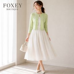 新品同様☆FOXEY/フォクシー アッパースタンダード 38 ココアブラウン