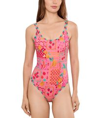비치 라이어트 여성 수영복 상하 세트 Beach Riot Naomi One Piece Passion Fruit