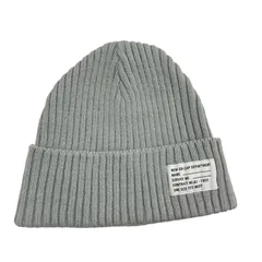 186001 現状品 NEW ERA ニューエラ ニット帽 グレー レディースのサムネイル