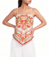 INサンフランシスコ レディース トップス シャツ フラワー柄 プリント フラワー IN San Francisco IN San Francisco Floral Printed Cami Scarのサムネイル