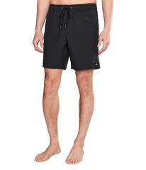 O'Neill Men's Swimwear Shorts - O'Neill Hermosa Solid Volley 17 Trunk Black