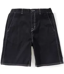 ボルコム メンズ ボトムス ハーフパンツ・ショーツ ショートパンツ Volcom Billow 22 Outseam Twill Shorts Black ブラックのサムネイル