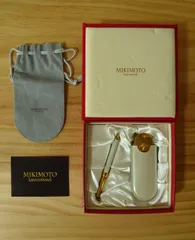 【未使用】MIKIMOTO リップブラシ ミラー専用ケース付きのサムネイル