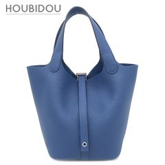エルメス HERMES スカーフ カレ70 シルク ホワイト×ブルー