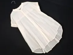 FREAK'S STORE フリークスストア バンドカラー フレンチスリーブ ブラウス シャツ sizeF/白 ■◆ レディースのサムネイル
