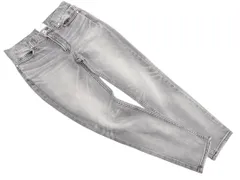 HUMAN WOMAN ヒューマンウーマン arrive 5e USED加工 デニムパンツ sizeS/グレー ■■ レディースのサムネイル