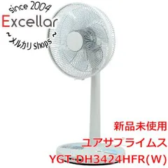 [bn:13] 【新品(開封のみ)】 ユアサプライムス　DCリモコンハイポジション扇風機　YGT-DH3424HFR(W)　オフホワイトのサムネイル