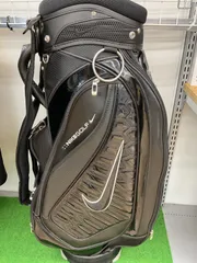 訳あり 上部フード無し NIKE ナイキ ブラック キャディーバッグ 中古品のサムネイル