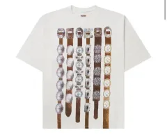 KAPITAL キャピタル ベルト プリンティング 半袖 Tシャツ 白のサムネイル