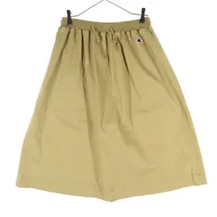 美品 Champion チャンピオン ワンポイントロゴ ミディ丈 スカート Ｍ ベージュ レディース 古着のサムネイル