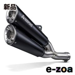 AKRAPOVIC 아크라포비치 슬립 온라인 스테인 블랙 스크램블러 S-D8SO6-ISSSBL (2624780)