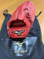 新品未使用‼️ 湯もみ型付け済み‼️Global Elite 一般軟式外野手用