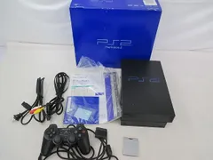  【まとめ売り 中古品】 ゲーム プレイステーション2 PS2 本体 SCPH-15000 ブラック 動作品 箱周辺機器付きのサムネイル