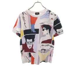 JOYRICH ジョイリッチ Patrick Nagel パトリックナゲル コラボ 半袖 Tシャツ S ホワイト メンズ 古着のサムネイル