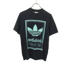 adidas Originals アディダスオリジナルス トレフォイルロゴ 半袖 Tシャツ XS ブラック メンズ 古着のサムネイル