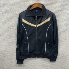 リーボック 黒 トラックジャージ ジャージ ジップアップ 85 D07584のサムネイル