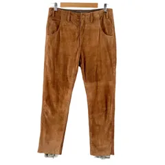 bukht ブフト 無地 秋冬 AW パンツ ゴートレザー ブラウン メンズ M【古着】【中古】【送料無料】のサムネイル