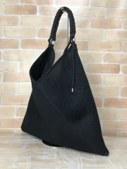 【中古】 LE VERNIS ル・ベルニ Paracord handle mesh bag ブラック  111455002のサムネイル