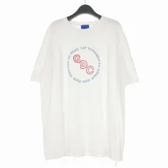 ジーディーシー GDC × NAIJEL GRAPH Tricolor Logo Tee ロゴプリント Tシャツ カットソー 半袖 L ホワイト 白 GD0552のサムネイル