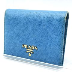 Y*ば様 PRADA 二つ折り財布 サフィアーノレザー バイカラー - メルカリ