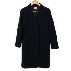 PLS+T(PLST)(プラステ) コート サイズM レディース美品  - 黒 長袖/冬のサムネイル