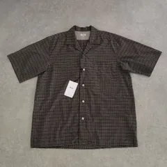 定価3.5万 Scye 渋いカラーリングチェック オープンカラー 半袖シャツ サイのサムネイル