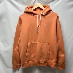 正規品/L NIKE ナイキ NRG SOLO スウッシュ オレンジ オレンジ フリース フーディーのサムネイル
