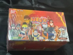 シュリンク付 未開封カートン BANDAI ナルト カード 初代 初期