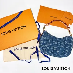 LOUIS VUITTON ルイ・ヴィトン モノグラム デニム ポシェット・バレー ハンドバッグ ブルー RFID反応済 ★極美品★ ★箱・袋付★のサムネイル