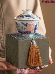 新品未使用】中国茶器 品茗杯 湯呑み ドラゴンデザインの陶器茶碗