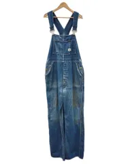 ヘラクレス HERCULES 50s Denim Overalls デニム オーバーオール ボタンフライ アウトドア ワークウェア ヴィンテージ インディゴ 青 ロゴ つなぎ・オーバーオール ブルー 104MB-624のサムネイル