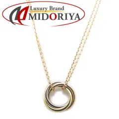 CARTIER カルティエ トリニティ ネックレス K18スリーカラーゴールド レディース/295685【中古】【BJ】のサムネイル