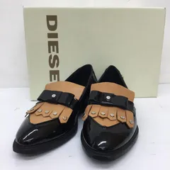 DIESEL ディーゼル ローファー DIESEL タッセル リボン エナメル レザー ローファーのサムネイル