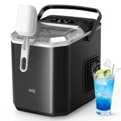 N◆WIE 製氷機【ハンドル付き氷バスケット 高速製氷 自動洗浄機能 省エネ】最短6分 1.3L水タンク 氷保管量600g コンパクト 2種類氷サイズ 大容量水タンク 透明窓 静音 自動停止 水不足提示 赤外線検出機能 日本語タッチパネル 自 dd66b9ffのサムネイル