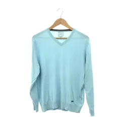 ARMANI COLLEZIONI アルマーニコレッツォーニ Vネックニット サイズ:L コットン    ブルー メンズ / 243001006136のサムネイル