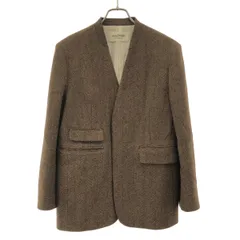 MACPHEE マカフィー 25AW アルパカヘリンボーンカラーレスジャケット 12-07-54-07201 ブラウン 34のサムネイル