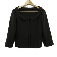 FOXEY NEW YORK(フォクシーニューヨーク) ジャケット サイズ40 M レディース美品  29643 黒 七分袖/春/秋のサムネイル
