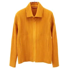 HOMME PLISSE ISSEY MIYAKE オム プリッセ イッセイ ミヤケ プリーツジップアップブルゾン HP73JC200 オレンジ 2のサムネイル