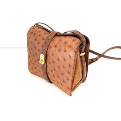 美品✨MARRONE【マローネ】ダチョウ革 オーストリッチレザー 