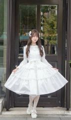 Amavel Pretty Laceボウタイワンピース アイボリー - メルカリ