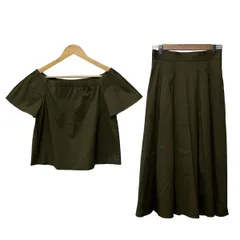 ANAYI(アナイ) スカートセットアップ レディース美品  - カーキのサムネイル