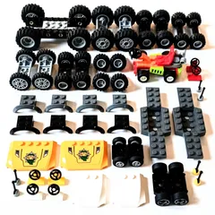 レゴ 正規品 中古 タイヤ(車10台分)・車部品 レゴブロック【管理番号：4206】のサムネイル