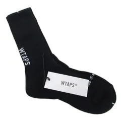 ダブルタップス WTAPS タグ付き SKIVVIES SOX 靴下 ロゴ 黒 ブラック F 201WYT-UWM05 ■IBO100のサムネイル