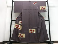 平和屋着物■訪問着　色紙花文　金彩　正絹　逸品　CABI6911xeのサムネイル