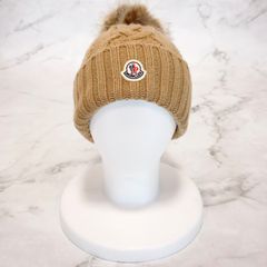 MONCLER ニット帽 ポンポン - メルカリ