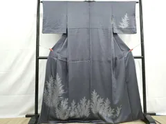 平和屋着物■訪問着　草葉文　正絹　逸品　DABH1466qaのサムネイル