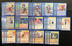 UNION ARENA1弾 学マスデッキパーツ べグラツィア青生徒会 スリーブ付